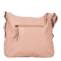 Sac à bandoulière extensible matelassé de taille moyenne avec poches avant