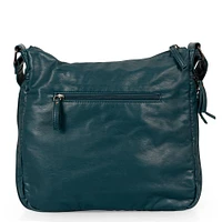 Sac à bandoulière extensible matelassé de taille moyenne avec poches avant