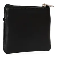 Basics Leather Front Zip Coin Case