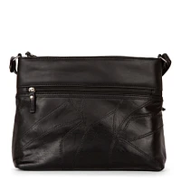 Sac à bandoulière en cuir Patch RFID