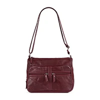 Leather RFID Crossbody Bag