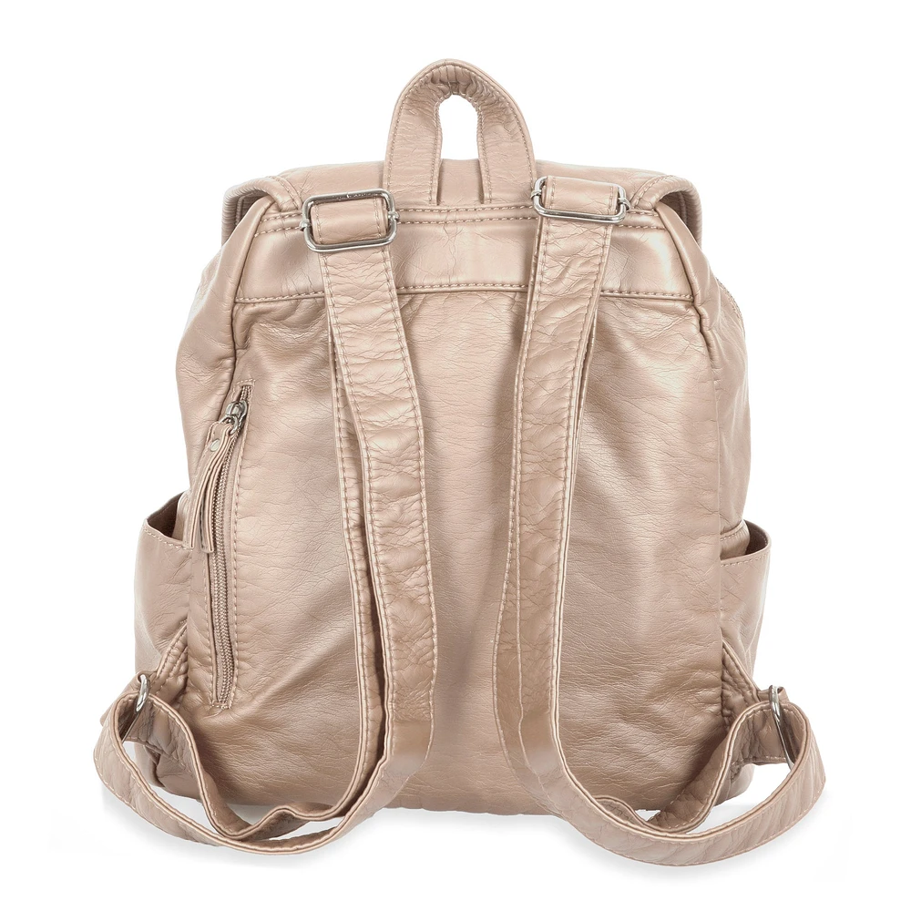 Sac à dos matelassé rabat
