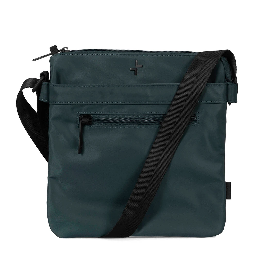 Sac à bandoulière double goussets RFID Basic Nylon