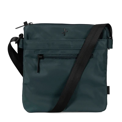 Sac à bandoulière double goussets RFID Basic Nylon