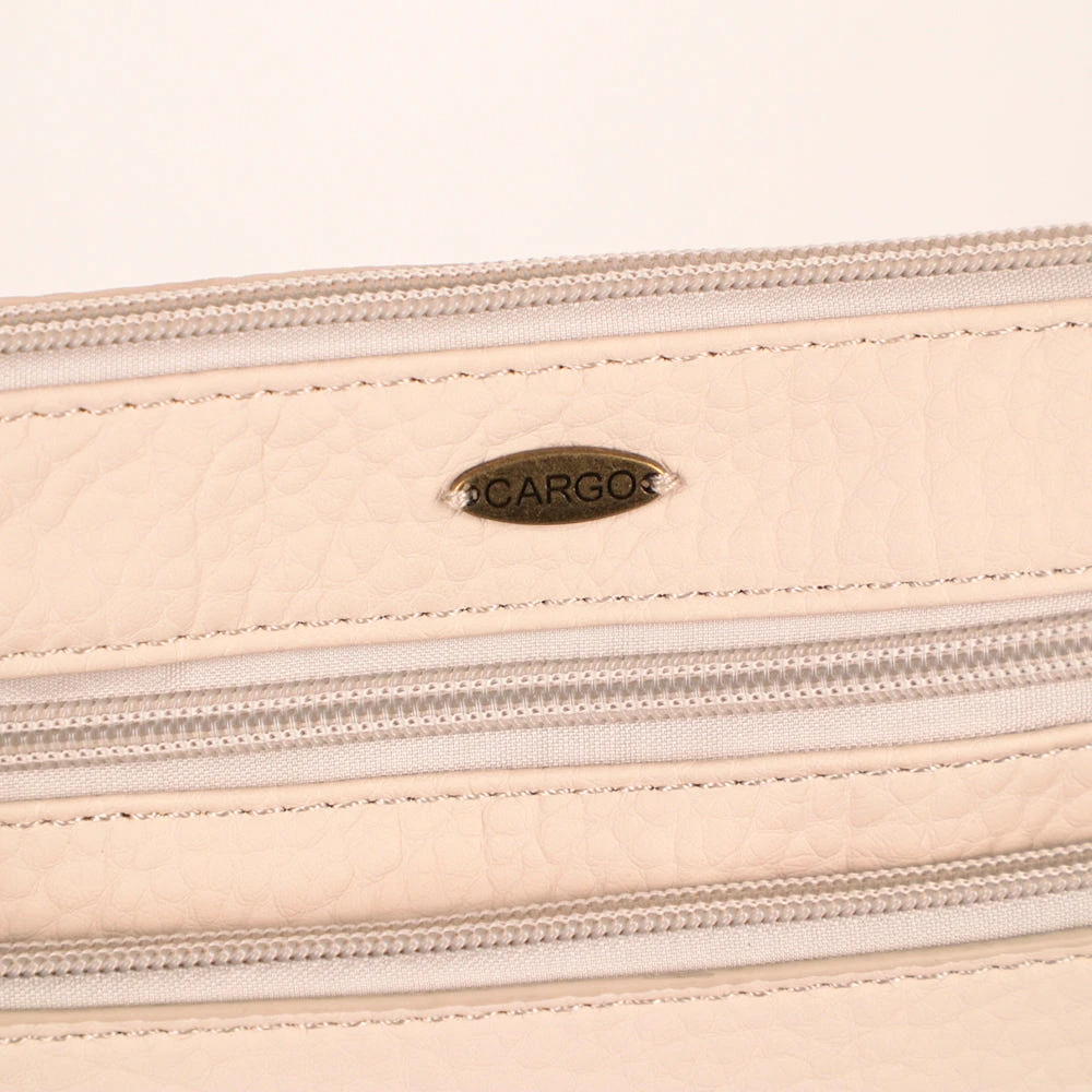 Pebbled N/S Crossbody Bag