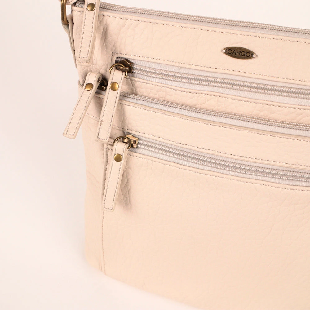 Pebbled N/S Crossbody Bag