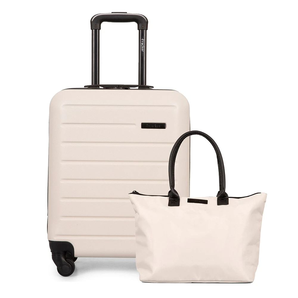 FINAL SALE Uptown Hardside 20.6" Carry-On and Tote Set