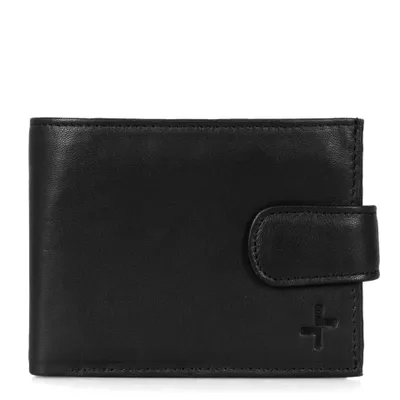 Basics Center Wing Wallet - Black