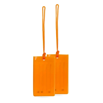 Lot de 2 étiquettes à bagages Jelly ID