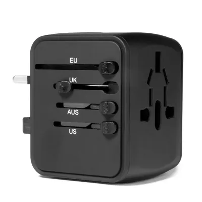 International Adapter Plug Kit - Black