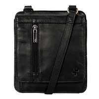 Basics Leather Mini Flap Crossbody Bag
