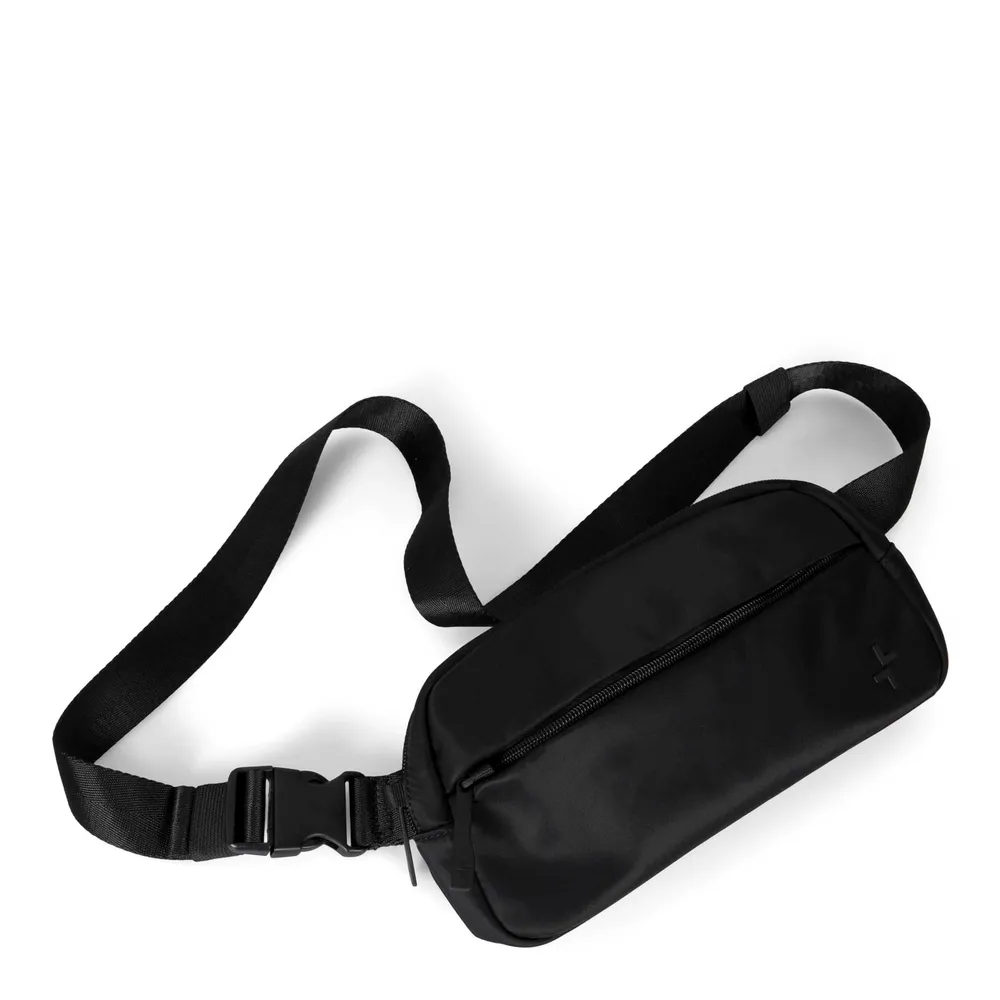 Basic Nylon RFID Fanny Pack - Black