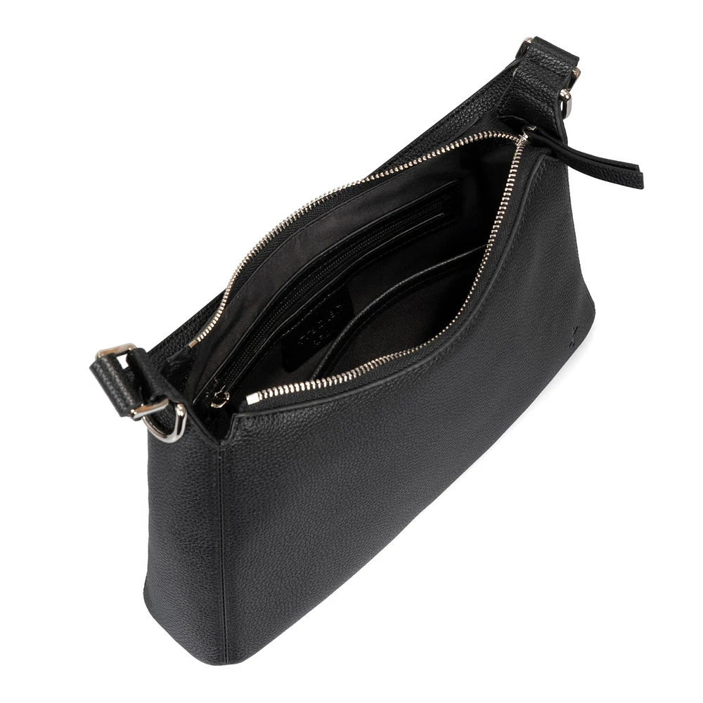 Sac à bandoulière baguette Premium | en cuir