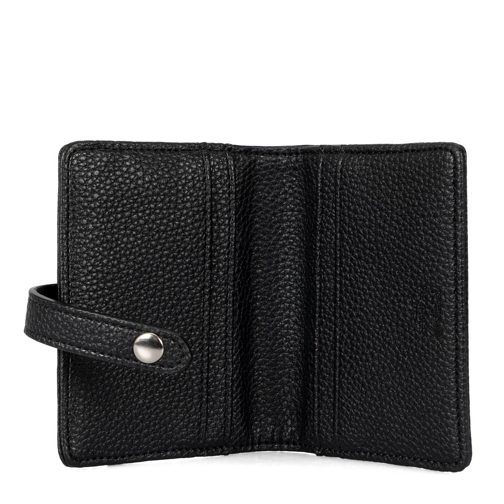 Porte-cartes avec languette Premium | en cuir
