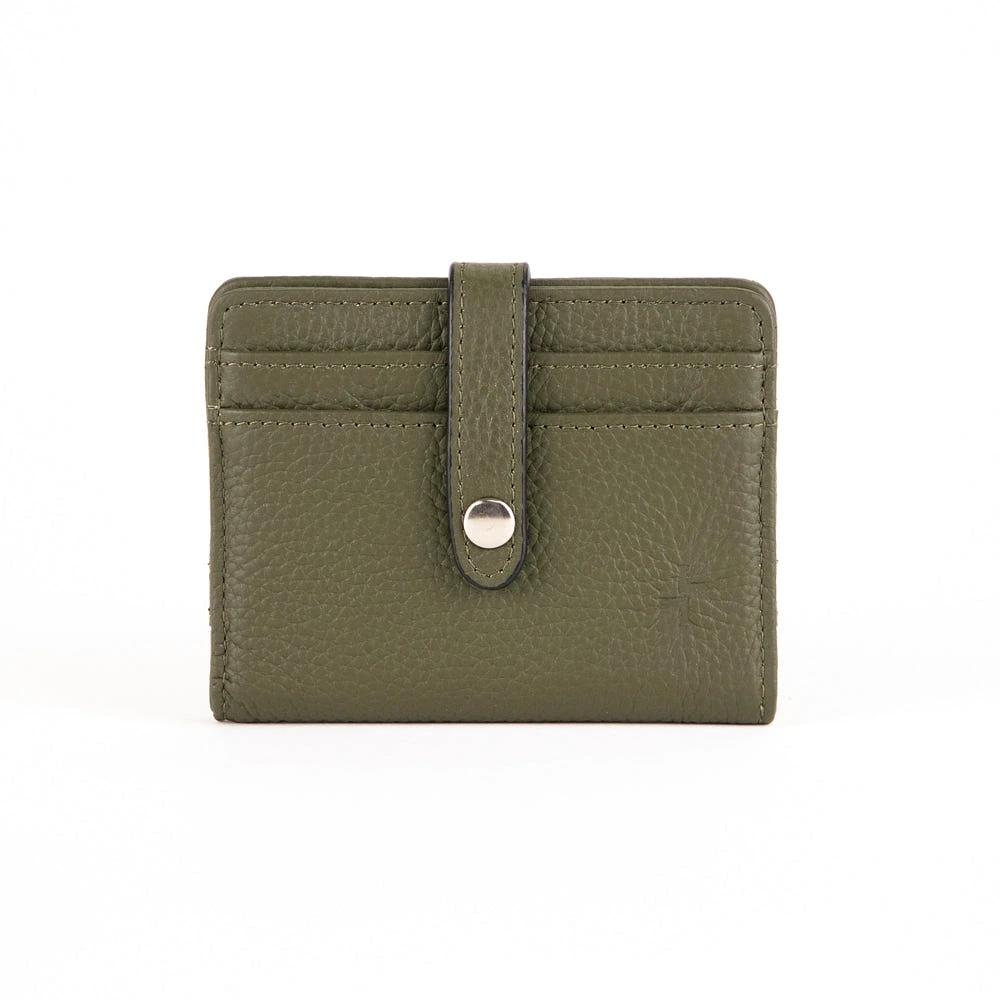 Porte-cartes avec languette Premium | en cuir