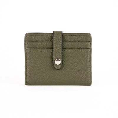 Porte-cartes avec languette Premium | en cuir