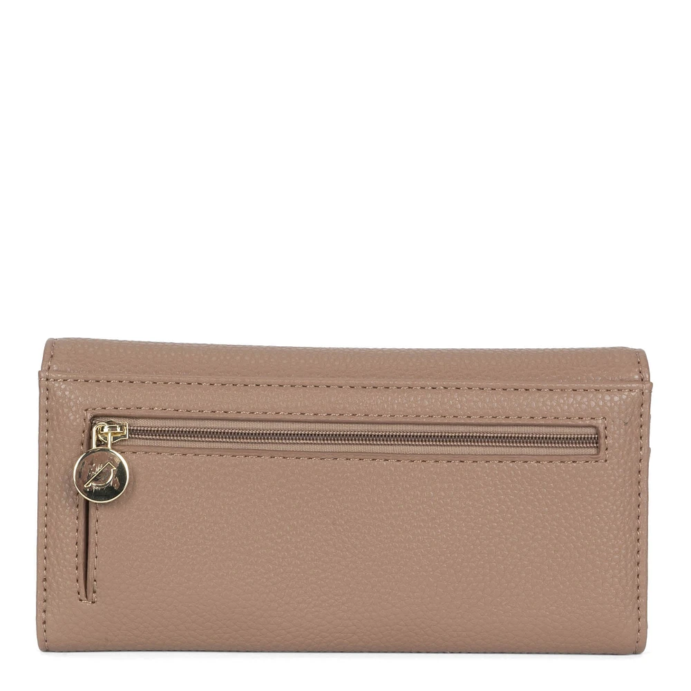 Riona Katy Pebbled 2.0 RFID Large Flap Wallet