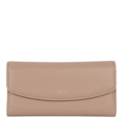 Riona Katy Pebbled 2.0 RFID Large Flap Wallet