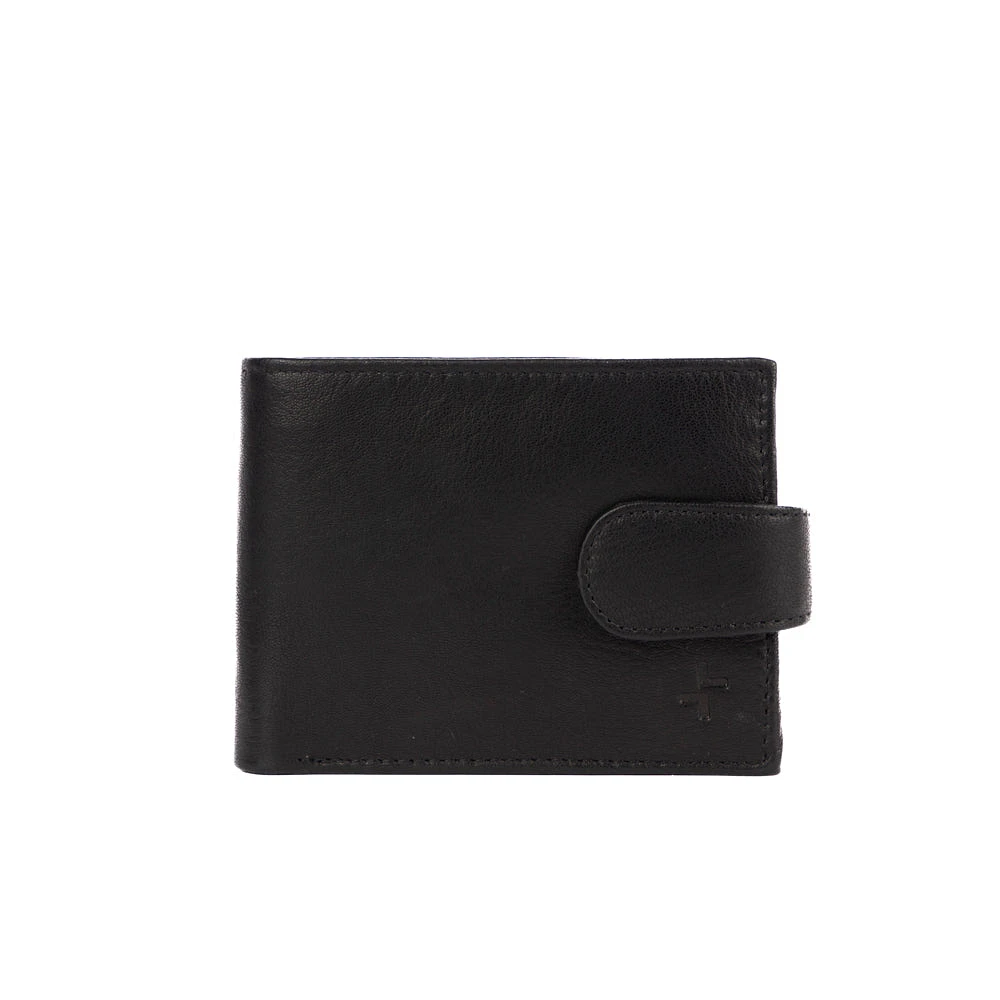 Tracker Core RFID Leather Double Center Wing w/ Snap