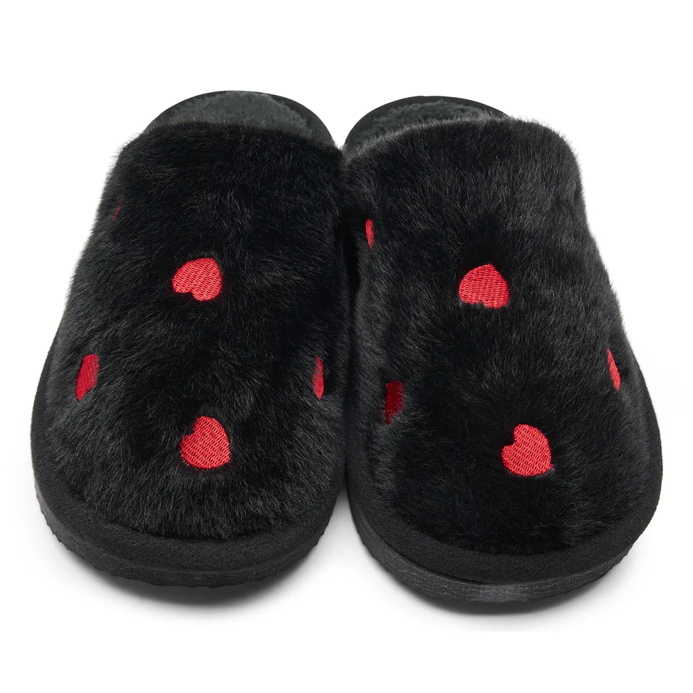 Chaussons Bentley Velvet LG Heart Black En magasin seulement