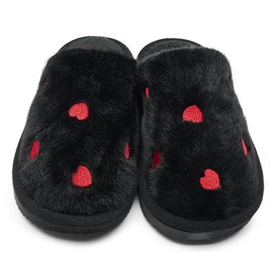 Chaussons Bentley Velvet LG Heart Black En magasin seulement