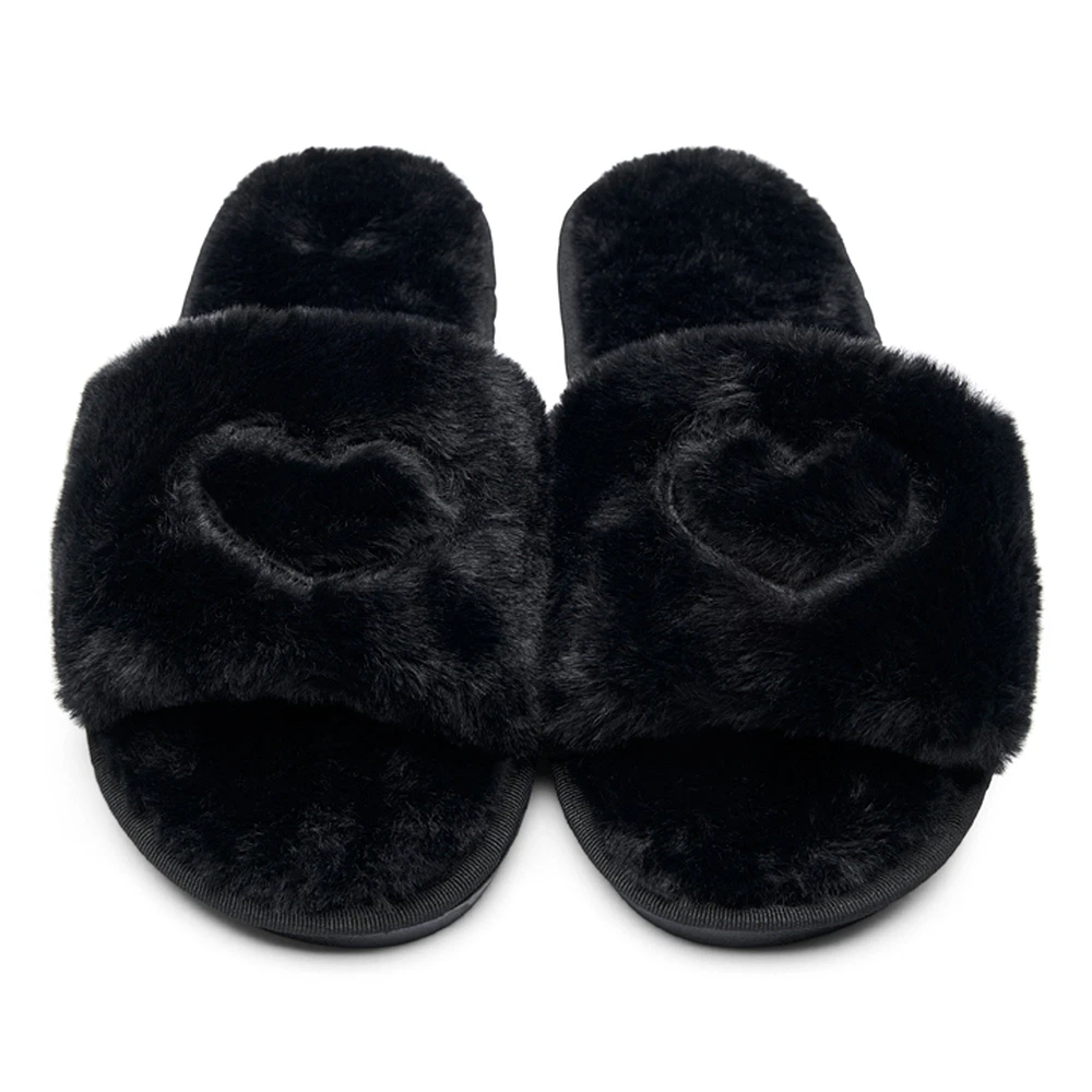 Bentley Velvet Slippers LG Big Heart In store only