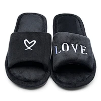 Bentley Velvet Slippers LG Love Heart In store only