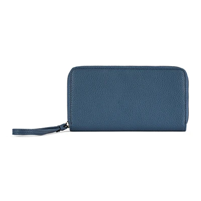 Bentley Amour Classic Zip-Around Wallet with Wrist Strap