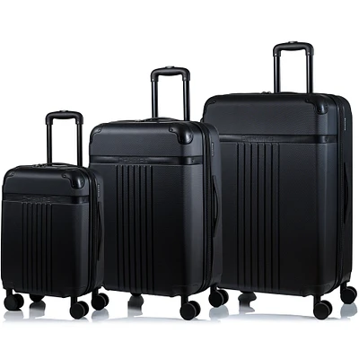 Vintage Black / -Piece Luggage Set *Drop Ship