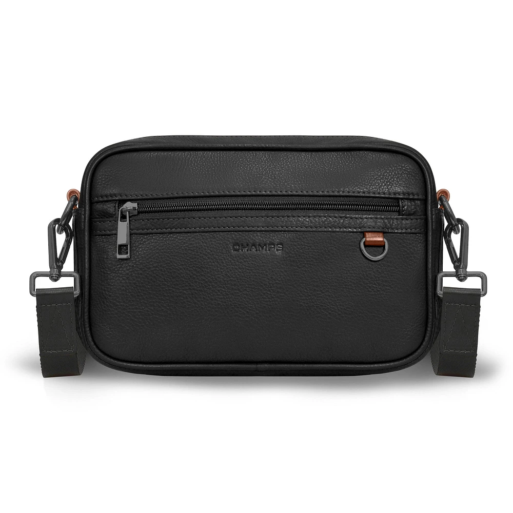 Onyx / Leather Camera Bag *Drop Ship*