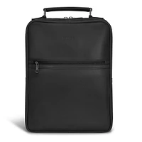 Onyx / Leather Compact Backpack *Drop Ship*