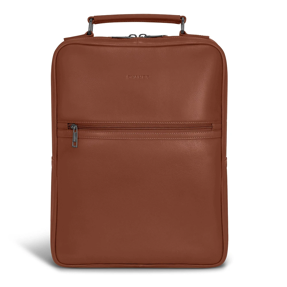 Onyx / Leather Compact Backpack *Drop Ship*