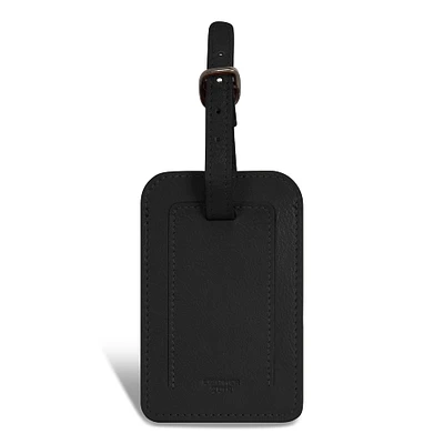 Onyx / Leather Luggage Tags *Drop Ship*