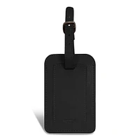 Etiquettes de bagages en onyx/cuir