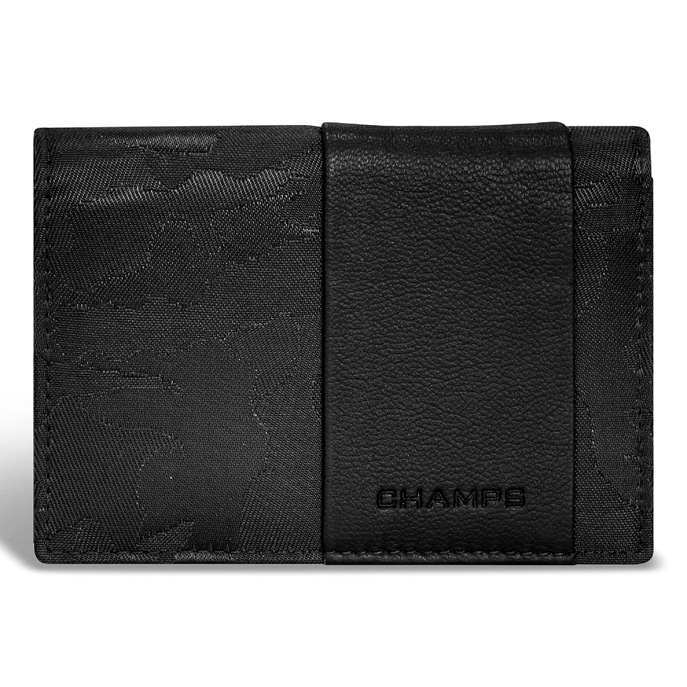 Camo / Leather Cardholder *Drop Ship*