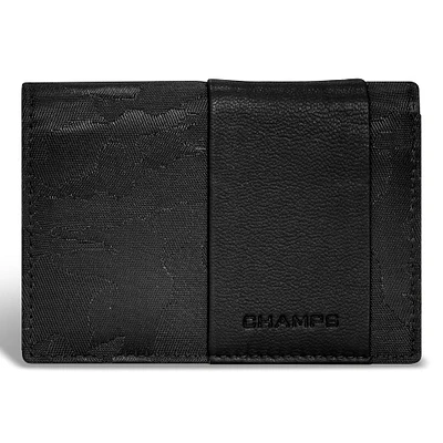 Camo / Leather Cardholder *Drop Ship*
