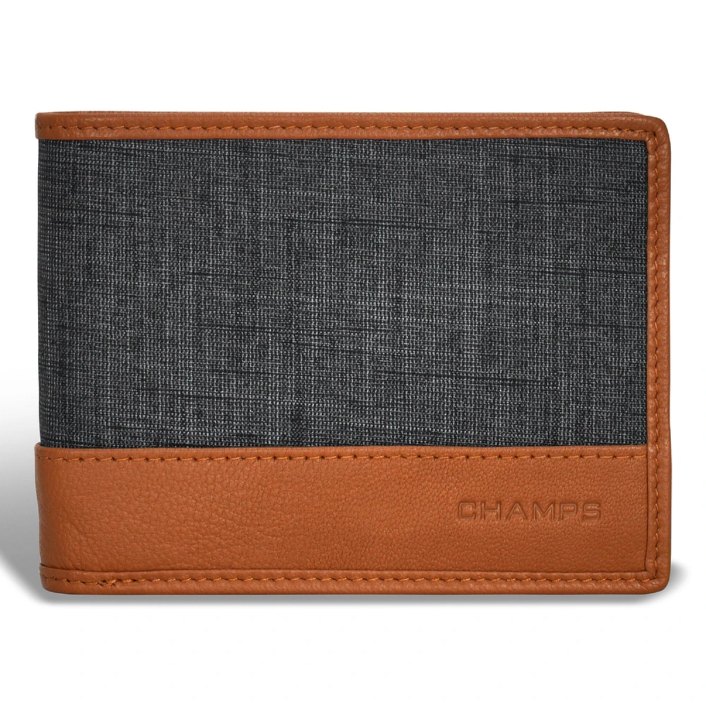 Denim / Leather Top Wing Wallet *Drop Ship*