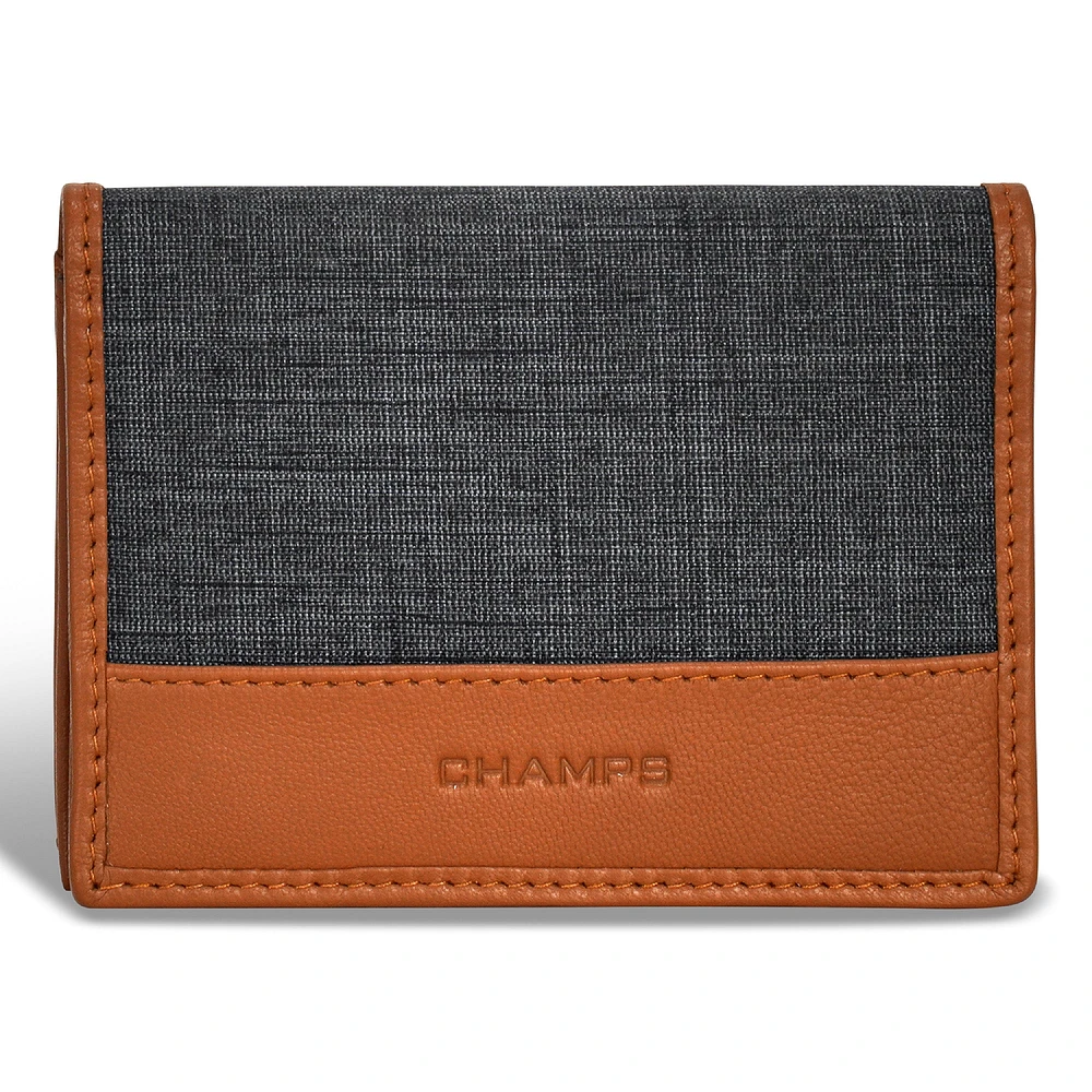 Denim / Leather Cardholder *Drop Ship*