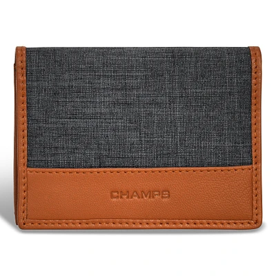 Denim / Leather Cardholder *Drop Ship*