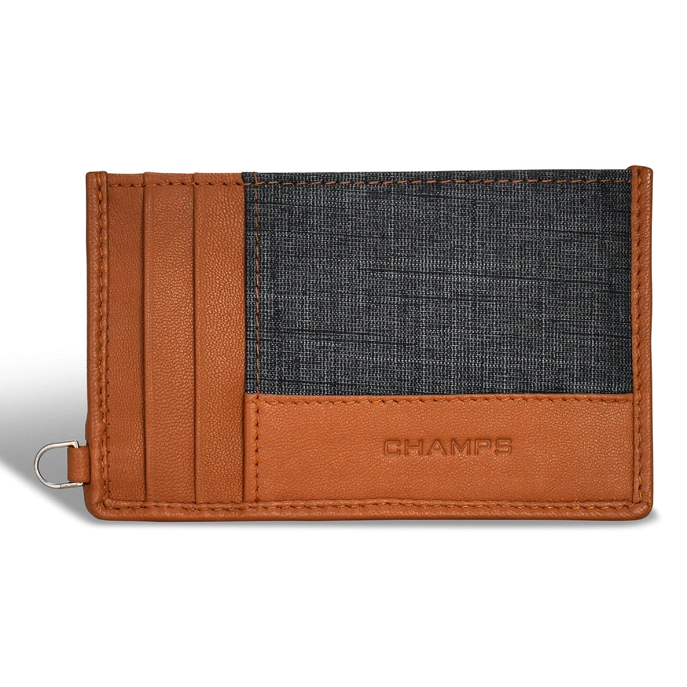 Denim / Leather Slim Cardholder *Drop Ship*