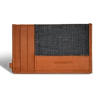 Denim / Leather Slim Cardholder *Drop Ship*