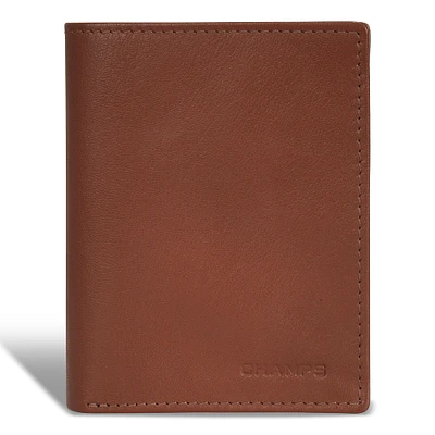 Onyx / Leather Vertical Wallet *Drop Ship*