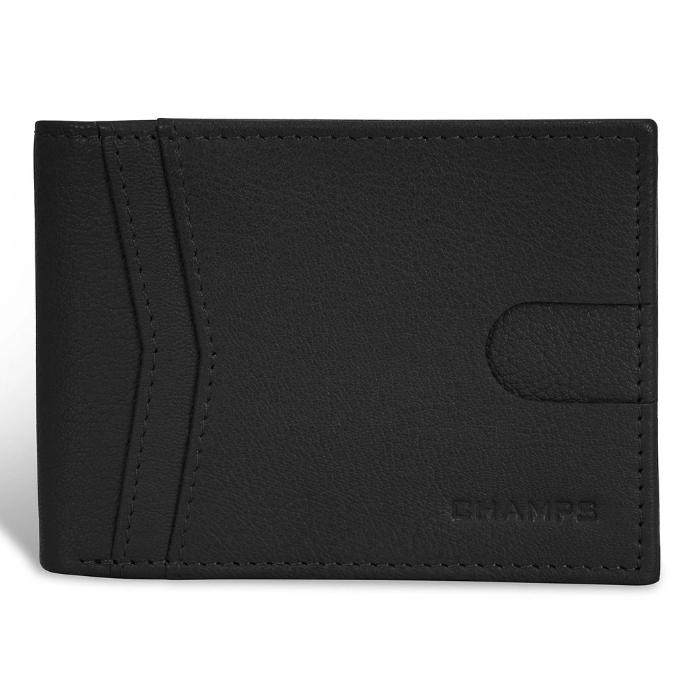Onyx / Leather Access Top Wing Wallet *Drop Ship*