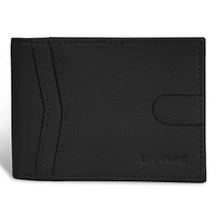 Onyx / Leather Access Top Wing Wallet *Drop Ship*