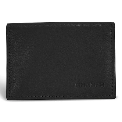 Onyx / Leather Card Case *Drop Ship*