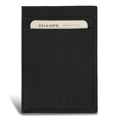 Onyx / Leather Mag Hybrid Card Holder *Drop Ship*