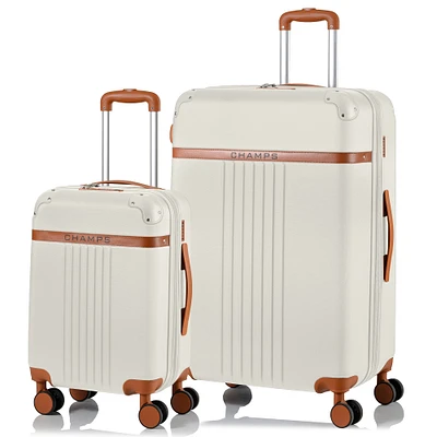 Ensemble de bagages vintage / 2 pièces