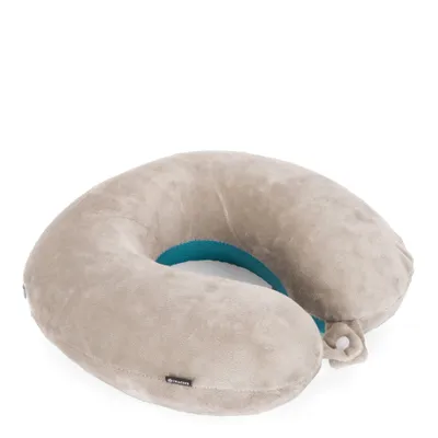 Memory Foam Travel Pillow - Grey Multi