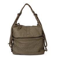 Sac à main hobo convertible matelassé