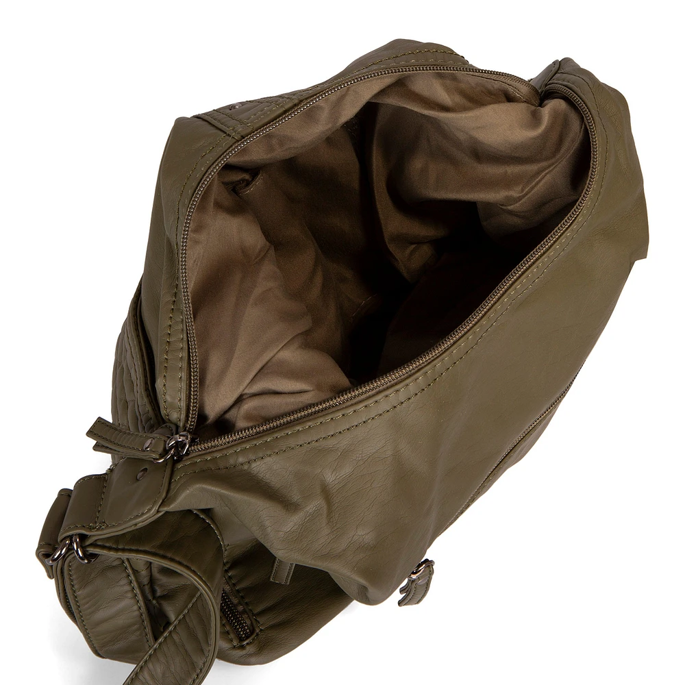 Sac à main hobo convertible matelassé